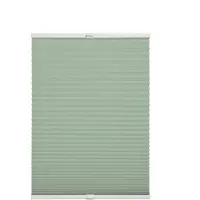 Schöner Wohnen Plissee "Milla", grün, B:40cm H:130cm, Obermaterial: 100% Polyester, SCHÖNER WOHNEN-KOLLEKTION, Plissees, Plissee, verschraubt, silberne oder weiße Rollo-Technik