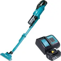 Makita DCL 286 FSG Akku Staubsauger 18 V 0,25 l Brushless + 1x Akku 6,0 Ah + Ladegerät