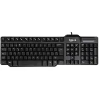 Iggual IGG319000, Kabelgebunden, USB, QWERTY, Schwarz