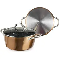 Ibili Natura Copper 24 Cm Schmortopf