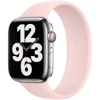 Apple Silikon Solo Loop für Watch | 38/40/41/42 mm - Größe 9 - Chalk Pink