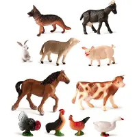 Miniland Tierfiguren Bauernhof 11 Einheiten Mehrfarbig Kinder Mehrfarbig One Size