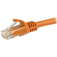 StarTech.com .com 15m Cat6 Snagless Gigabit UTP Netzwerkkabel - Cat 6 RJ45 Netzwerkkabel mit Knickschutz - Orange, 15 m, Cat6, U/UTP (UTP), RJ-45, RJ-45, Orange