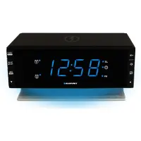 Blaupunkt CR55CHARGE, Uhr, Digital, FM, PLL, LED, Schwarz, DC / Batterie