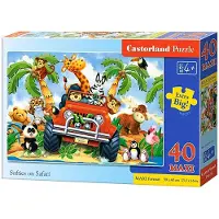 Castorland Softies on Safari Puzzle 40 Teile maxi B-040131-1