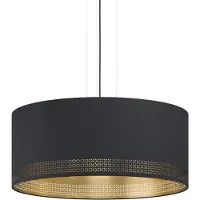 Eglo Hängeleuchte Esteperra, schwarz/gold, Ø 53 cm