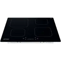 Indesit IS 83Q60 NE, Schwarz, Integriert, 59 cm, Zonen-Induktionskochfeld, Glaskeramik, 4 Zone(n)