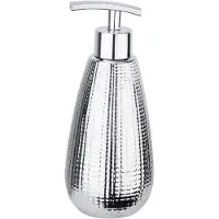 Wenko Dakar Seifenspender, Für die portionierte Abgabe von Flüssigseife, Spülmittel oder Lotion, Füllmenge: 370 ml, Keramik
