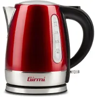 Girmi BL3202, 1,2 l, 1630 W, Schwarz, Rot, Metall, Wasserstandsanzeige, Überhitzungsschutz