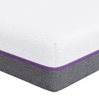 vidaXL Memory-Schaum-Matratze Mittel 80 x 160 cm Weiß und Grau