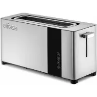 Ufesa 71305541, 1 Scheibe(n), Schwarz, Edelstahl, Edelstahl, Tasten, Niveau, LCD, 1050 W