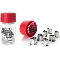 Ibili Set Mit 8 Linzer Weihnachtskeksausstechern