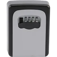 Olympia ST 100, Aluminium, Schwarz, Grau, Zahlenschloss, 90 x 40 x 122 mm, 483 g