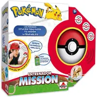 Sonstige Verlage BORRAS - Interaktives Brettspiel Pokemon Mission. Werde ein Pokémon-Trainer und fange sie alle. Lerne lustige Daten von deinen Lieblings-Pokemones. (19442) | Spanische Version – Pokémon Mission