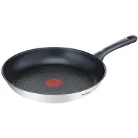 Tefal Daily COOK G7130714 Bratpfanne, 30 cm max. Durchmesser, Edelstahl, Induktionsherd-geeignet, Antihaftbeschichtung