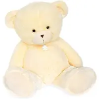Doudou et Compagnie Histoire d'Ours HO2895 Bärenjungen Bellydou - Crème, 90 cm, beige