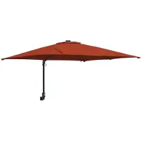 vidaXL Garten-Sonnenschirm Terrakotta 248,5 x 247,5 x 160 cm