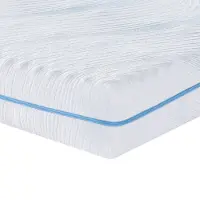 vidaXL Matratze Mittelfest 140 x 190 cm Weiß