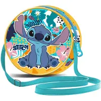 KARACTERMANIA Lilo and Stitch Colors, Mädchen, Umhängetasche, Stitch, Reißverschluss, Türkis, Abbildung