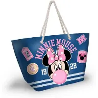 KARACTERMANIA Disney Minnie Mouse Varsity Stofftasche