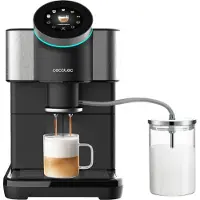 Cecotec Cremmaet Spin, Espressomaschine, 1,5 l, Kaffeebohnen, Eingebautes Mahlwerk, 1450 W, Schwarz