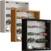 VCM Wandregal "Hängevitrine Wandvitrine Sammel Deko Mandosa S", weiß, B:40cm T:10cm, Regale, Wandregal