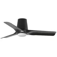 Faro LED-Deckenventilator Hey, schwarz, DC, leise, Ø 90 cm, CCT