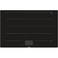 Bosch Serie 8 PXY801KW1E, Schwarz, Integriert, Zonen-Induktionskochfeld, Glaskeramik, 4 Zone(n), 4 Zone(n)