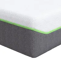 vidaXL Matratze Weiß und Grau 140 x 190 cm Jacquard-Stoff