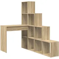 vidaXL Eck-Schreibtisch Sonoma-Eiche 101,5 x 149,5 x 149,5 cm