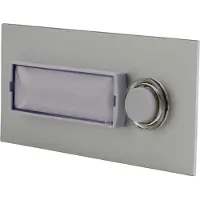 Friedland Klingel-Taster 1-fach Unterputz mit Licht Alu