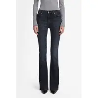 7 for all mankind für Damen. 7U030C341NS Marineblaue Bootcut-Jeans (24), Lässig, Baumwolle, Denim