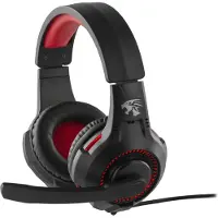 Inca Preo 125085402, Kabelgebunden, Gaming, 20 - 20000 Hz, Kopfhörer, Schwarz, Rot