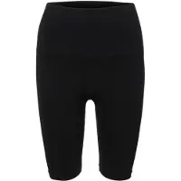 Pieces Radlerhose "PCIMAGINE", Damen, Gr. M (38), N-Gr, schwarz, Jersey, Obermaterial: 76% Polyamid, 24% Elasthan, unifarben, eng, Hosen Radlerhose, mit Shaping-Effekt