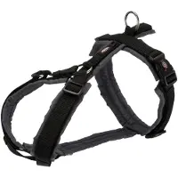 Trixie Premium Trekking Hundegeschirr - schwarz/graphit - XL