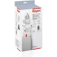 Rayen | Bügelbrett & Bügeleisenbügel | mit Wärmedämmung | Universell | Maße: 43x