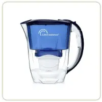 Little Balance Océane Filtering Carafe + 1 -Patrone - 8593 - Reduzierter Mikroplastik, Chlor, Kalkstein, 2,8 l, Ultra -schneller Durchfluss