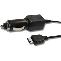 VHBW Kfz-Ladekabel kompatibel mit Samsung GT-S5550, i400, i450, i550, GT-E2550, i560, i7110 PILOT, i610, i640v Handy - 12V/24V Ladegerät, 10,5 cm