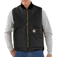 Carhartt Relaxed Fit Firm Duck Insulated Rib Collar Weste
