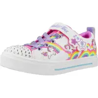 SKECHERS Twinkle Toes S Lights Twinkle Sparks Jumpin Clouds 314809L-WMLT Weiß/Multi - EU 35
