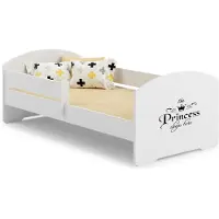 Kobi Meble s. c. Luk Einzelbett 140x70 mit Kunstwerk - Princess