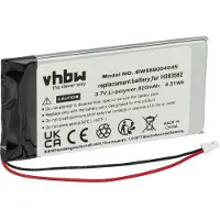 VHBW Akku kompatibel mit Sennheiser HDE 2020-II, HDE 2020-D-II, HDE 2020 Wireless Headset Kopfhörer (820 mAh, 3,7 V, Li-Polymer)