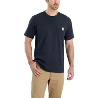 Carhartt T-Shirt Workwear Pocket T-Shirt S/S Men Navy-L