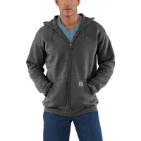Carhartt - Zip Hooded Sweatshirt - Hoodie Gr XL grau/schwarz