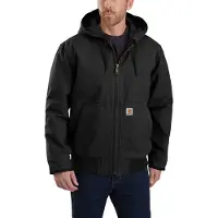Carhartt Washed Duck Active Jac black (BLK) 2XL REG