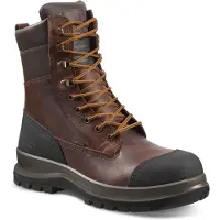 Carhartt Detroit Rugged Flex Waterproof S3 8 Inch Safety Boot dark brown (201) 42