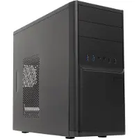 UNYKAch Dark Shadow, Tower, PC, Schwarz, micro ATX, Metall, SGCC, 14 cm