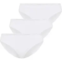 Ysabel Mora Minislip "BASIC COLLECTION COTTON WITH LACE" 3er Pack, mit feiner Spitze versehen
