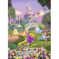 Komar Fototapete "Disney Princess Sunset - Größe 184 x 254 cm", bunt, B:184m L:254m, Papier, Tapeten, Fototapete, Kinderzimmer