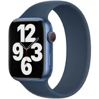 Apple Silikon Solo Loop für Watch | 38/40/41/42 mm - Größe 8 - Abyss Blue